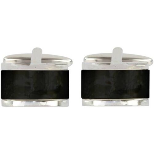 Onyx Domed Rectangle Cufflinks