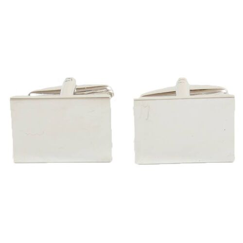 Rhodium Hire Wear Cufflinks Unboxed