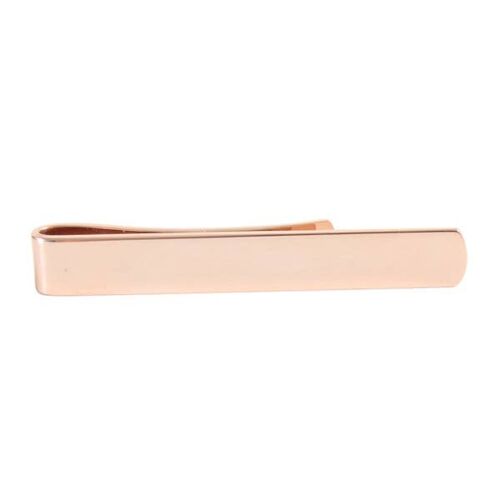 Rose Gold Plated Skinny Tie Slide