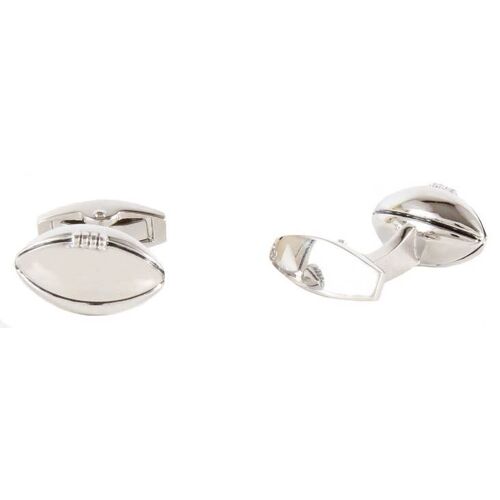 Rugby Ball Engravable Back Cufflinks