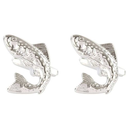 Salmon Fish Cufflink