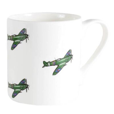 Spitfire Illustration Tasse aus feinem Knochenporzellan