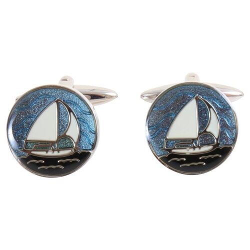 Yacht Scene Cufflinks