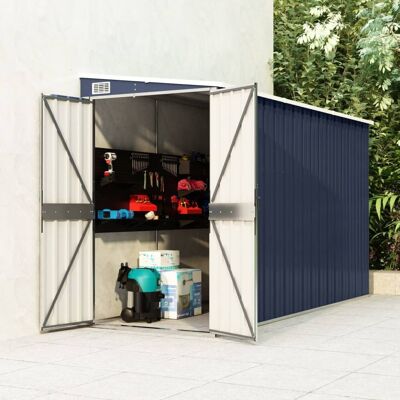 Wall-mounted Garden Shed Anthracite 46.5"x113.4"x70.1" Steel