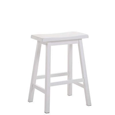 24" White Counter Height Stool (Set Of 2)