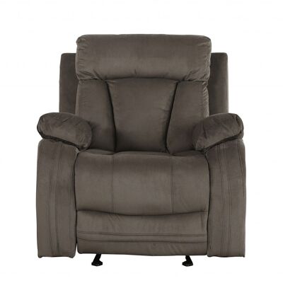40" Modern Brown Fabric Chair