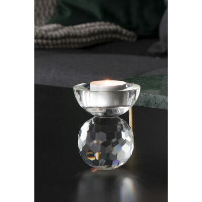 Burano Candle Holder - clear