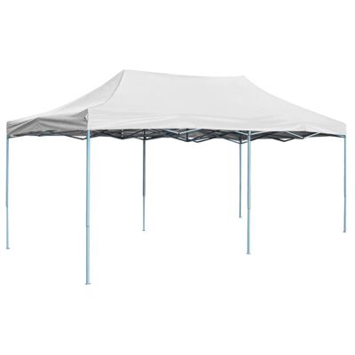 Professional Folding Party Tent 9.8'x19.7' Steel White