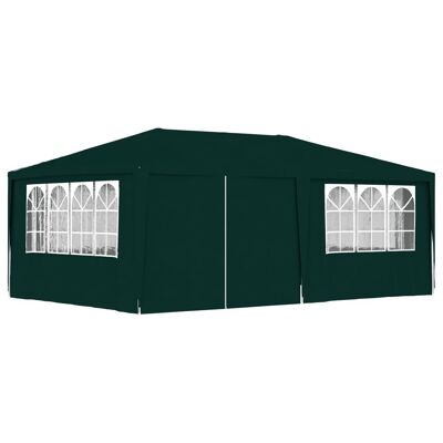 Professional Party Tent with Side Walls 13.1'x19.7' Green 0.3 oz/ftÂ²