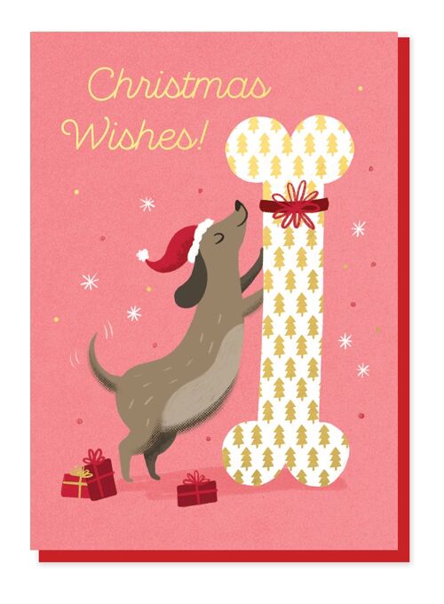 Best Present Christmas Card | Animal Christmas Card