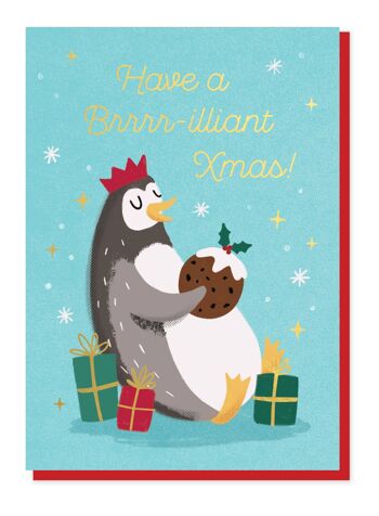 Carte de Noël Brrrr-illiant | Carte de Noël avec des animaux 2