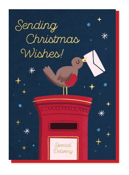 Robin Christmas Card | Animal Christmas Card