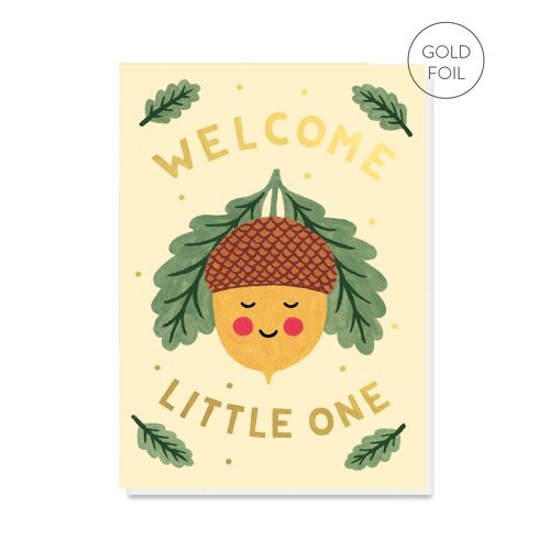 Little Acorn New Baby Card | Gender Neutral Baby Card