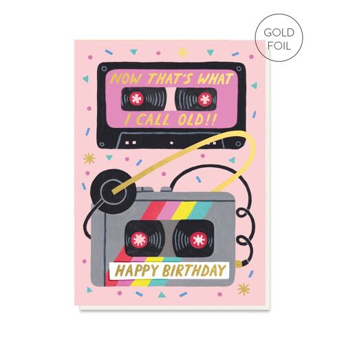 Now That's What I Call Old Birthday Card | Nineties Trend