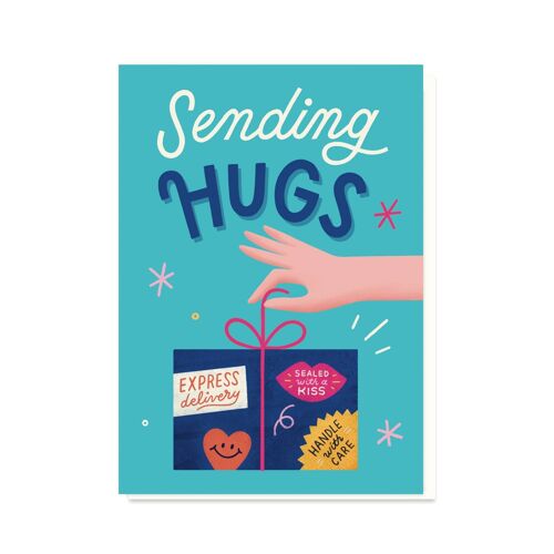 Sending Hugs Card | Support Card | Sympathy | Hugs