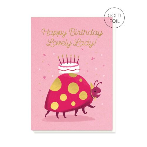 Lovely Lady Birthday Card | Children's Card | Kids Card