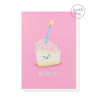 Carte d’anniversaire Blow Me Rude | Carte d'anniversaire coquine 2