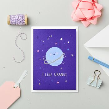 Carte d’amour Uranus | Carte humoristique | Carte effrontée 3