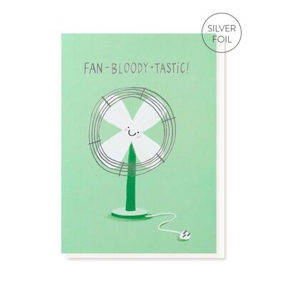 Fan-bloody-tastic Glückwunschkarte | Lustige Karte