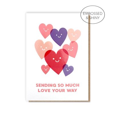So Much Love Card | Friendship Card | Support Card