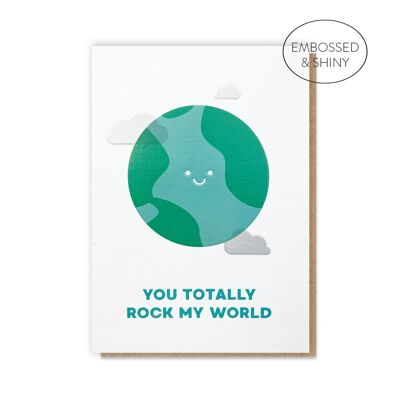Rock My World Karte | Liebeskarte | Jubiläumskarte