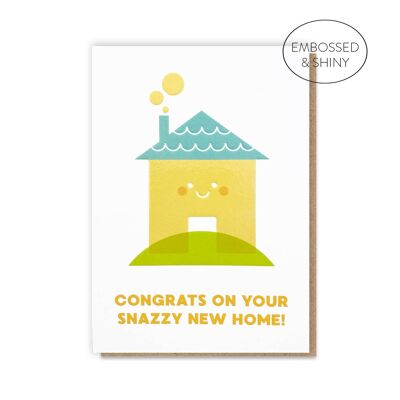 Snazzy New Home Card | Graphic Birthday Card