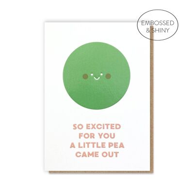 A Little Pea Card | Congratulations Card | Greeting Card