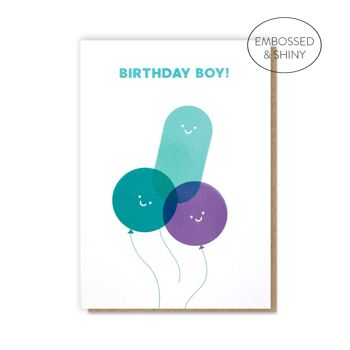 Carte de garçon d’anniversaire | Carte d’anniversaire grossière | Cartes pour hommes 1