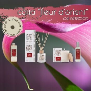 BOUGIE PARFUMEE CIRE VEGETALE CALLA "Fleur d'orient" 2