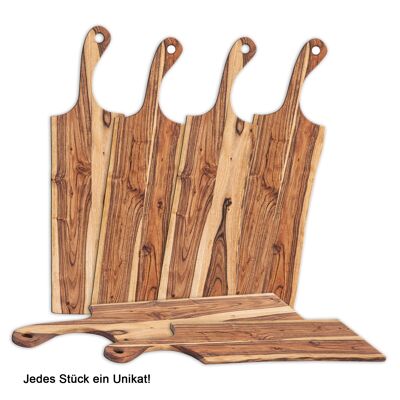Tabla de servir tabla de madera Masterbox bandeja decorativa de 6 piezas Odin 70x20cm tabla decorativa de acacia maciza