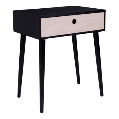 Parma Bedside Table - black