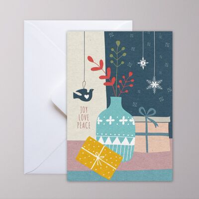 Greeting card - Christmas table