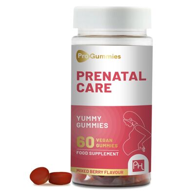 Gommose per cure prenatali | 60 caramelle gommose vegane Pro | Gommose squisite