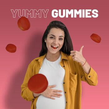Gummies de soins prénatals | 60 gommes pro végétaliennes | Délicieux bonbons 5