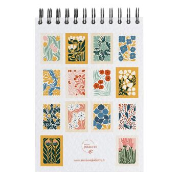 Carnet de coloriage A6 - Floral #1 8