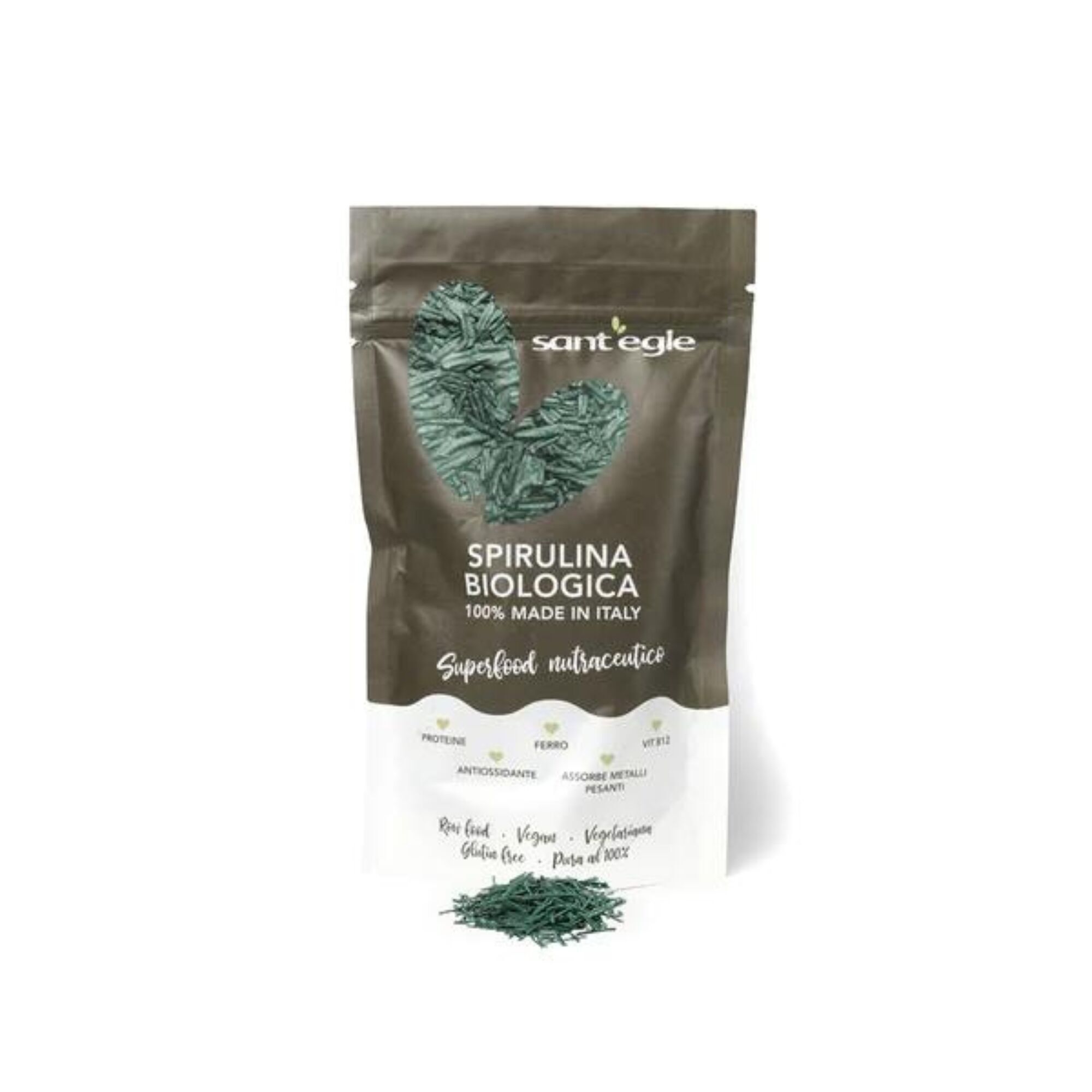 Spiruline croquante bio italienne, 50 g (paquet de 6)
