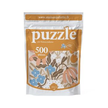 Puzzle 500 pièces Myosotis & Capucine 11