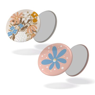 Myosotis & Capucine - Lot de 2 magnets #77