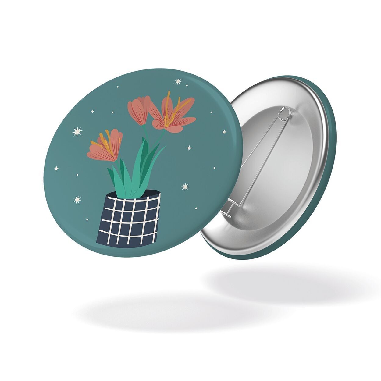 Saffron flowers - Badge #96