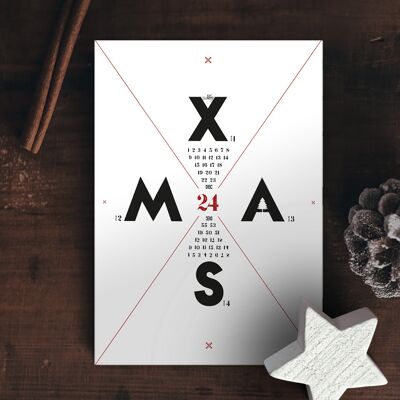 Tarjeta de felicitación - X-MAS
