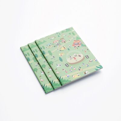 A6 notebook - A festive air