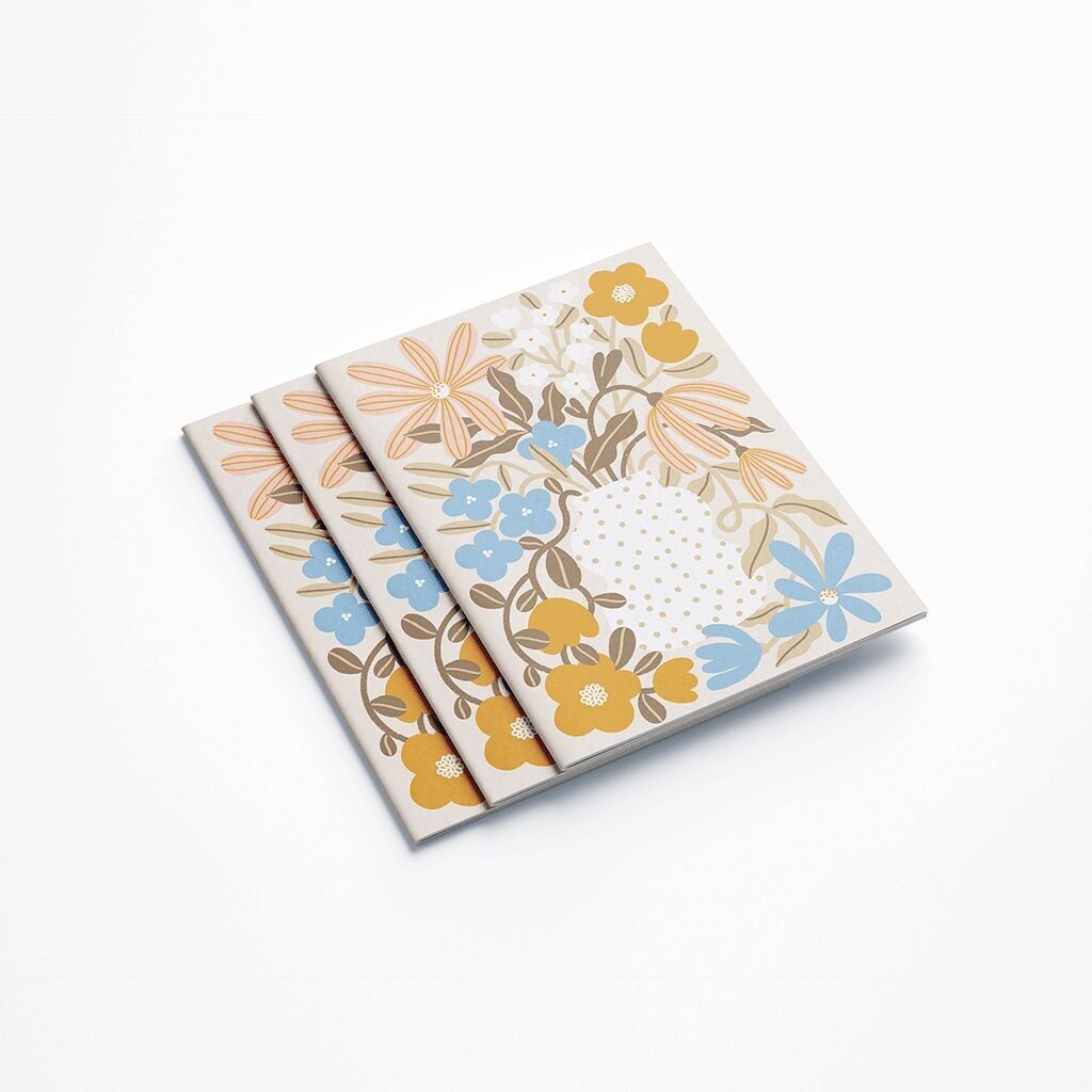 Quaderno A6 - Myosotis e Capucine