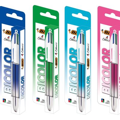 Penna bicolore BIC a 4 colori - colore casuale