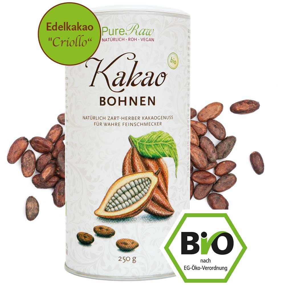 Fave di cacao, varietà: Criollo (biologico e crudo) 250 g