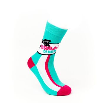 Chaussettes unisexes Urban Diner 4