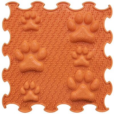 Ortoto Sensory Massage Puzzle Mat Lucky Paws Pompoen Naranja