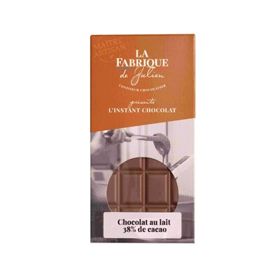 Barra de chocolate con leche artesanal - 90 g - La Fabrique de Julien