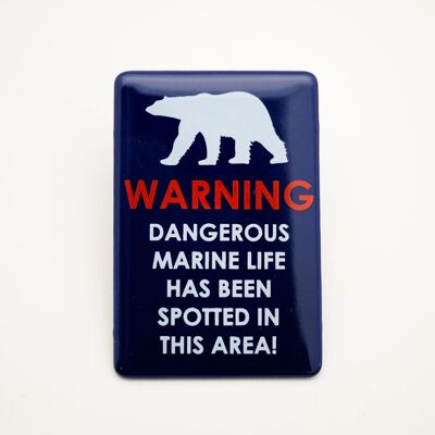 Rectangle enamel sign 12x17 cm | Svalbard