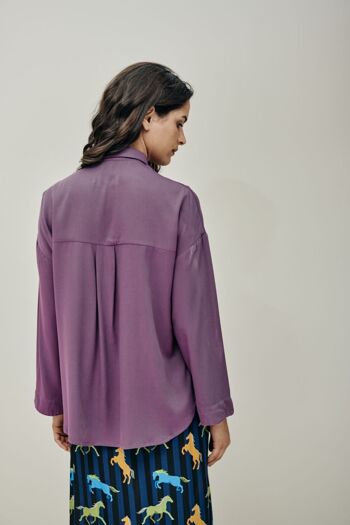 Chemise Patti - Aubergine 3