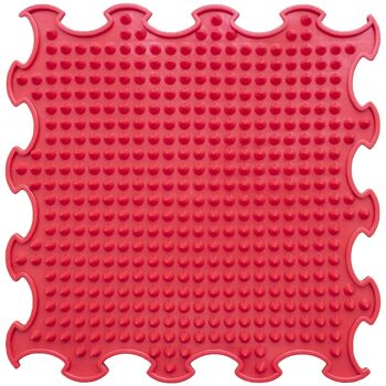 Tapis de puzzle de massage sensoriel Ortoto Spikes Rouge Fraise 1